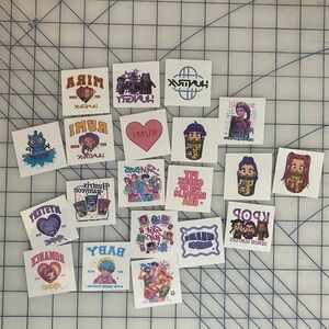 Assorted K Pop Demon Hunters Temp Tattoos